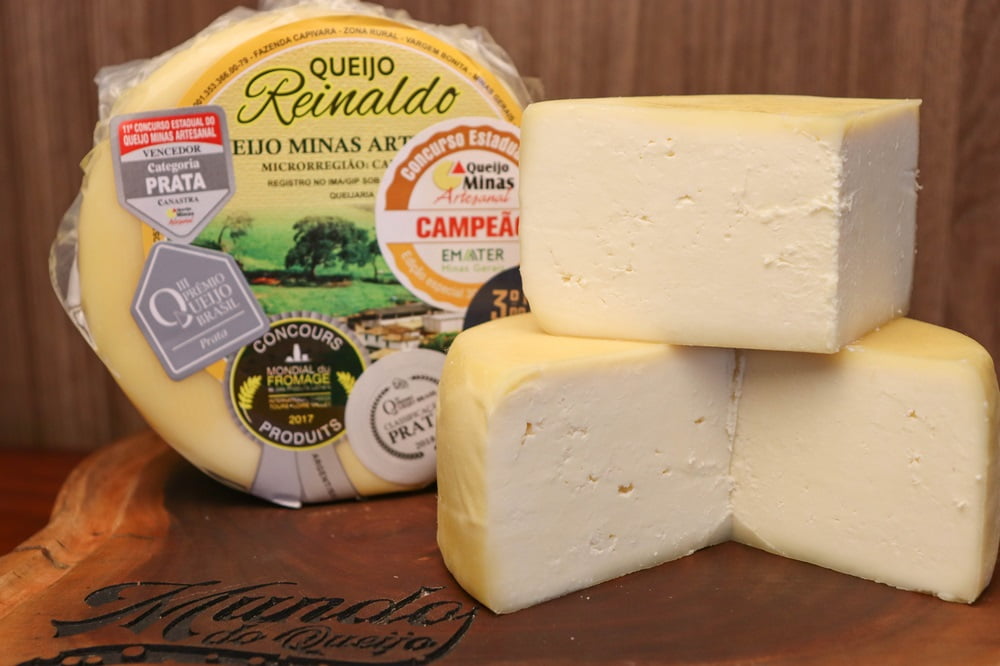 QUEIJO DO REINALDO PREMIADO OURO - QUEIJO CANASTRA TRADICIONAL - 800G 1
