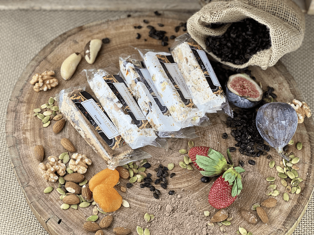 KIT 5 TORRONES SABORES VARIADOS 50G CADA 2