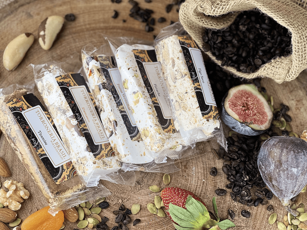 KIT 5 TORRONES SABORES VARIADOS 50G CADA 4