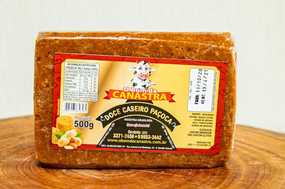 KIT DELICIAS DA CANASTRA - 1 PAÇOCA DE AMENDOIM EM BARRA + 1 REQUEIJÃO EM BARRA + GOIABADA CASCÃO ZÉLIA CREMOSA 4