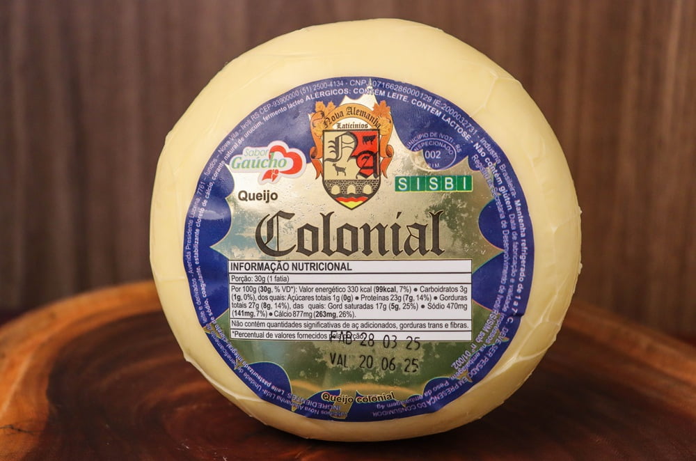 QUEIJO COLONIAL CREMOSO NOVA ALEMANHA 600G 5