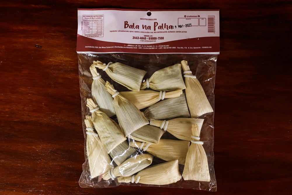BALA NA PALHA ARTESANAL DOCE DE LEITE SOH MINAS 125G 5