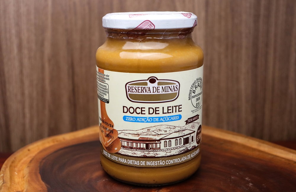 DOCE DE LEITE CREMOSO DIET RESERVA DE MINAS - ZERO ADIÇÃO DE AÇUCARES 630G 3