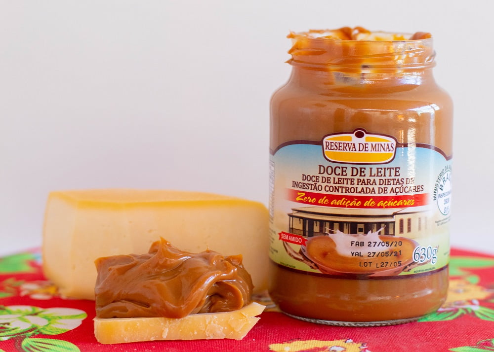 DOCE DE LEITE CREMOSO DIET RESERVA DE MINAS - ZERO ADIÇÃO DE AÇUCARES 630G 5
