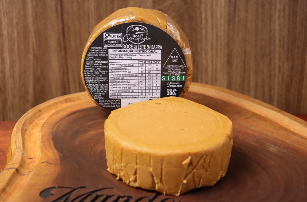 DOCE DE LEITE EM BARRA REDONDO CONQUISTA 300G 6