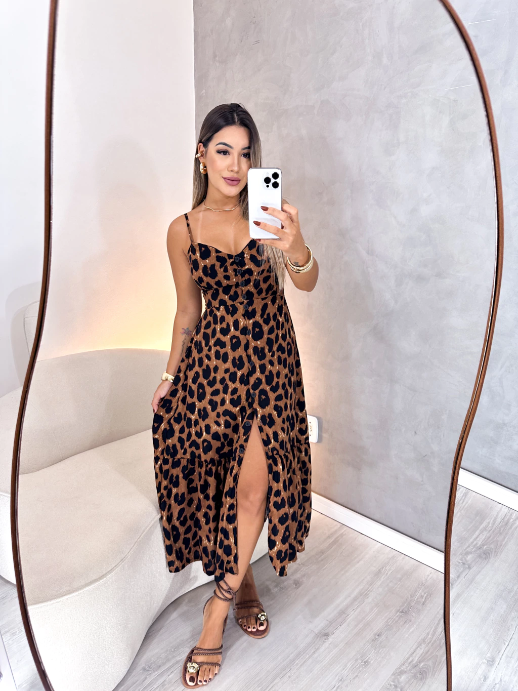 Vestido Helena (Animal print) 1