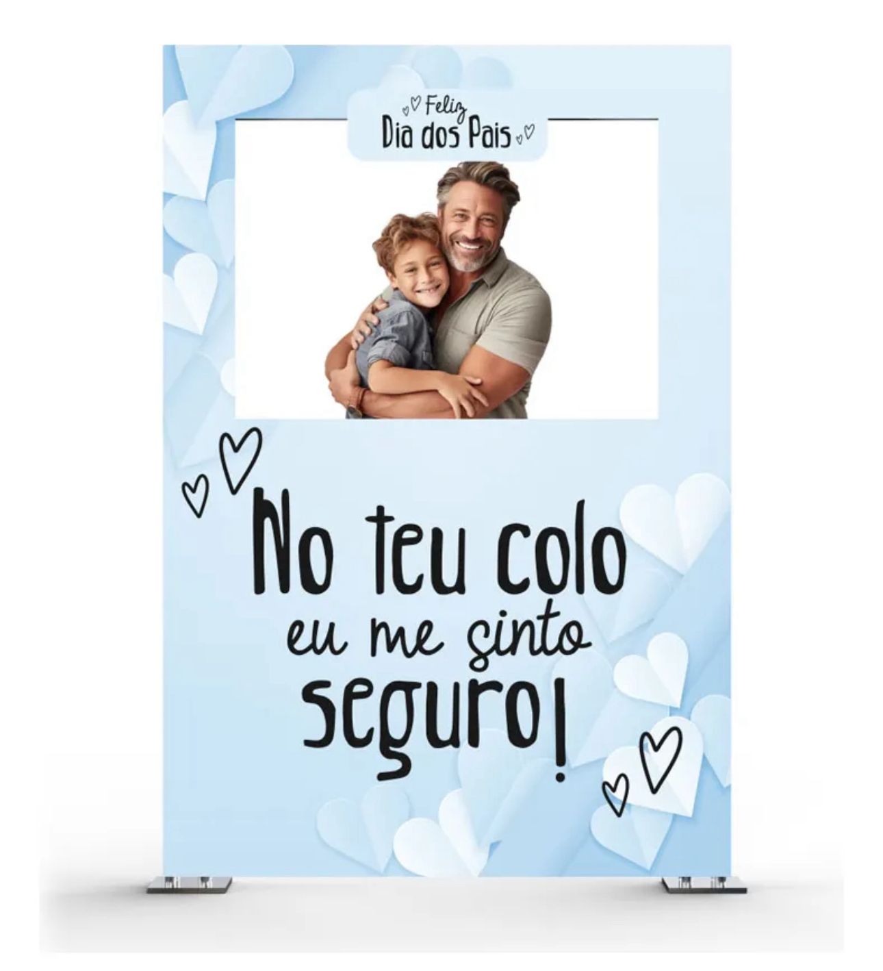 Estrutura mais painel Retangular Interativo Vazado – Dia dos Pais |  3