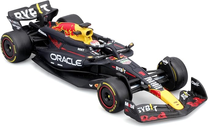 MINIATURA F1 Red Bull Rb20 2024 Com Piloto Max Verstappen Burago 1/43 3