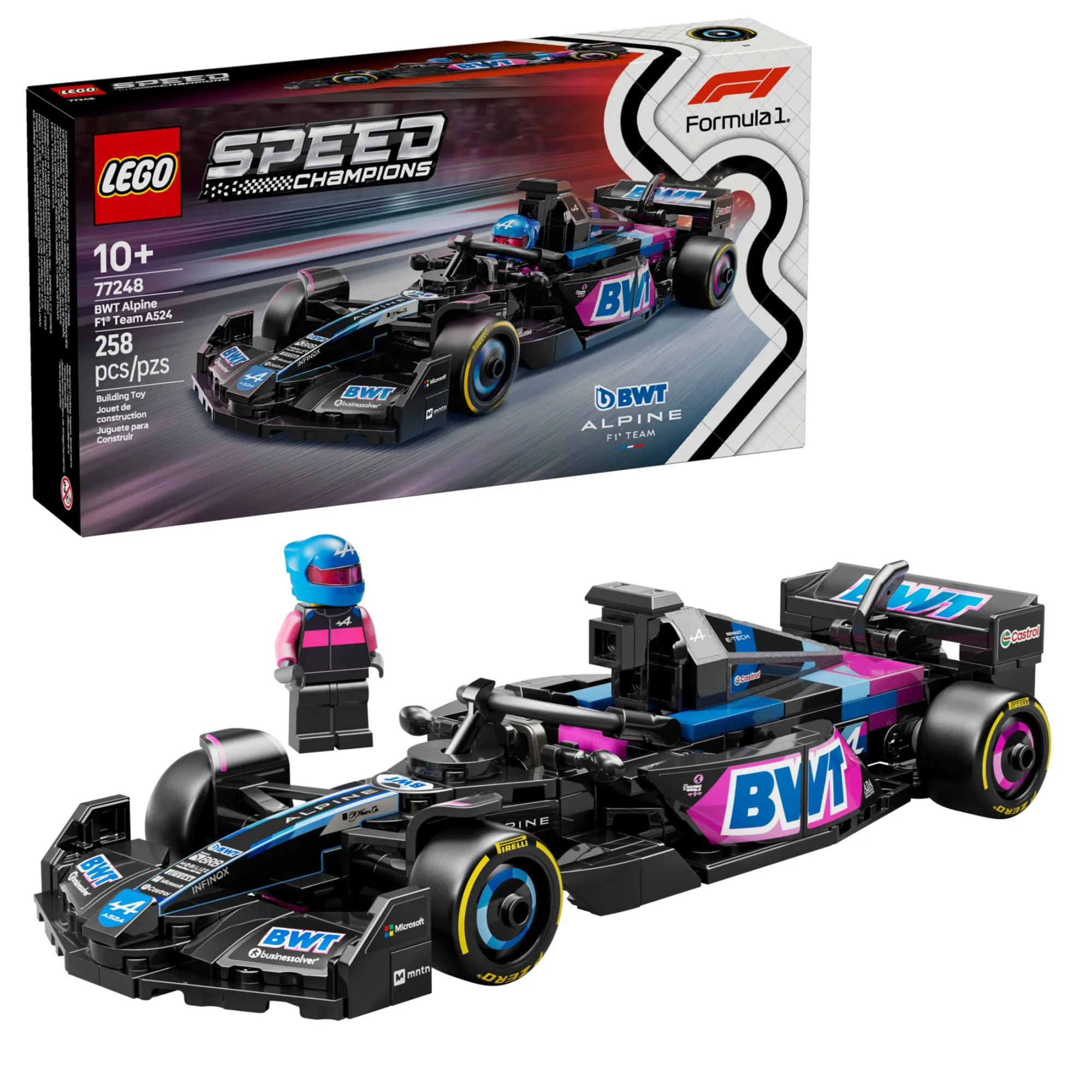 LEGO Speed Champions - BWT Alpine F1® Team A524 1
