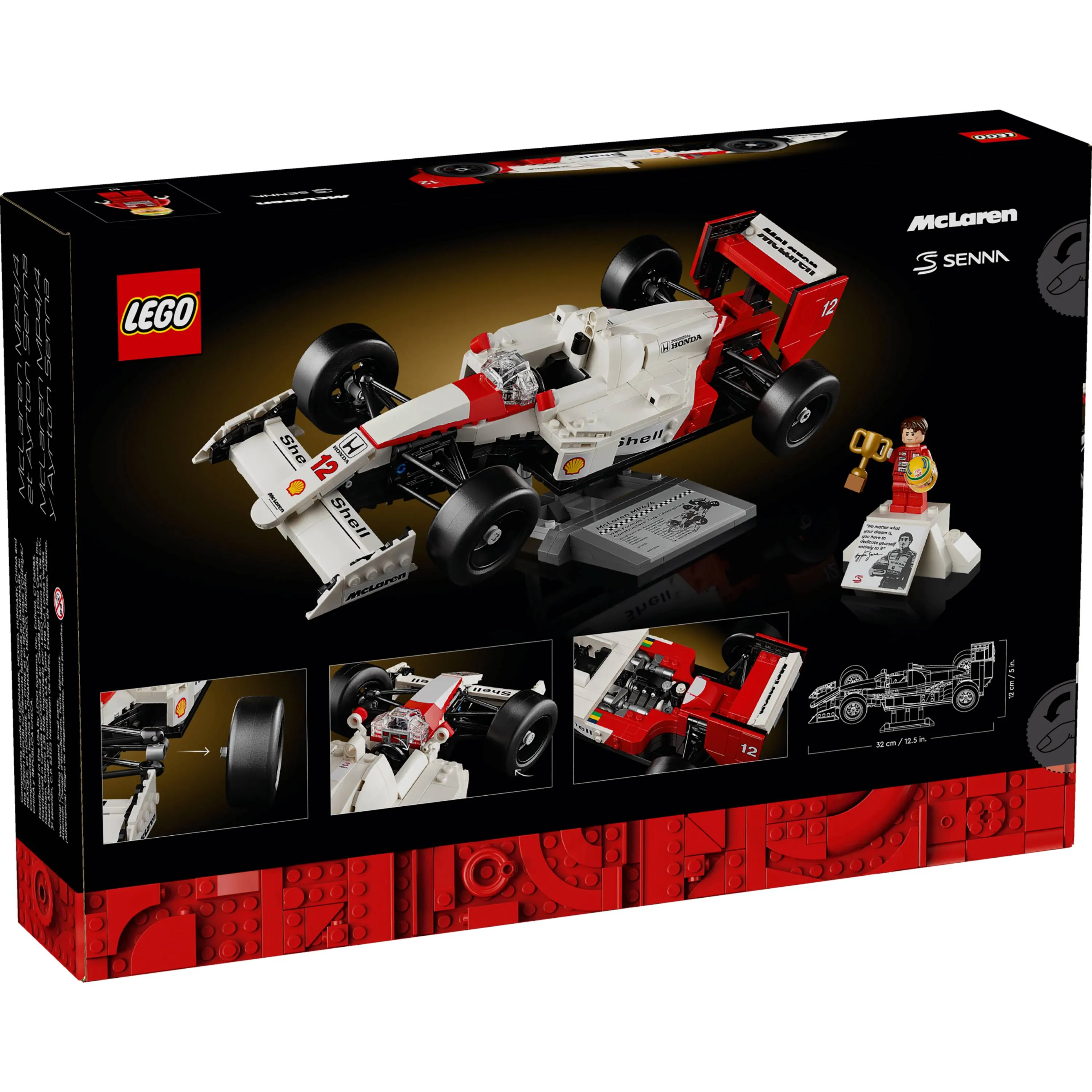 LEGO Icons - McLaren MP4/4 e Ayrton Senna 1
