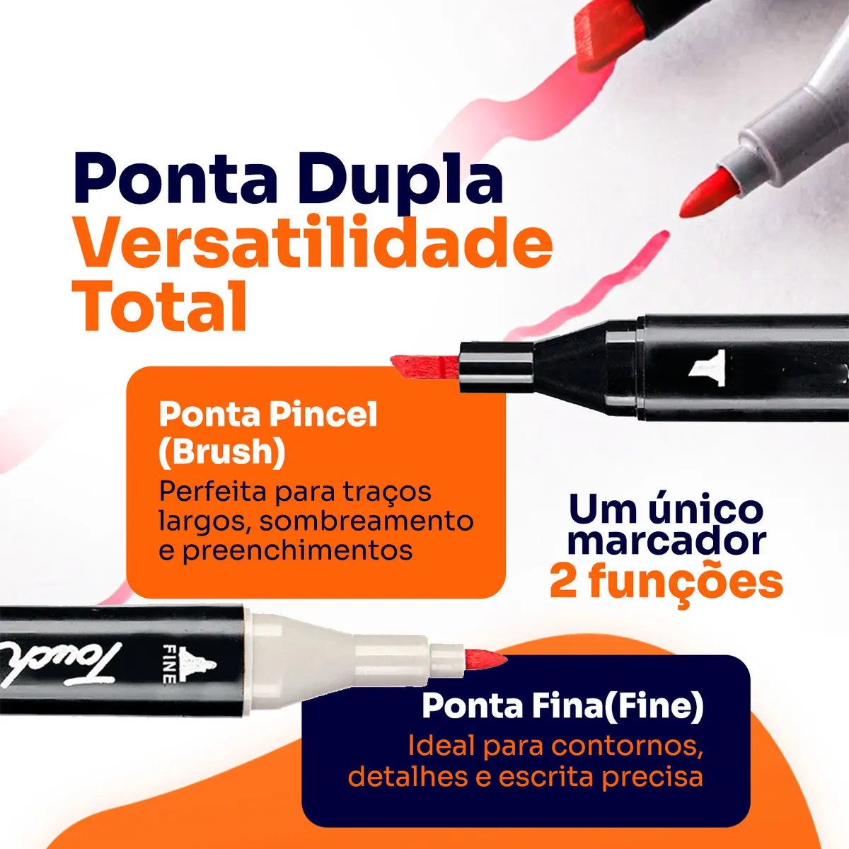 Kit Completo Bobbie Goods Premium - Livro Capa Dura + 120 Canetas Touch Dupla Ponta + Bolsa Organizadora 3
