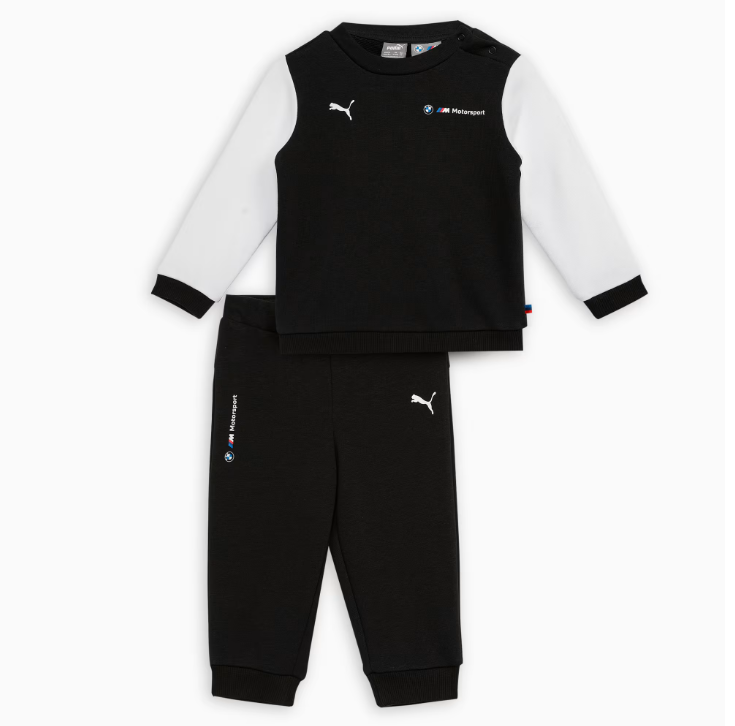 Conjunto de jaqueta e calça infantil de 2 peças BMW M Motorsport 1