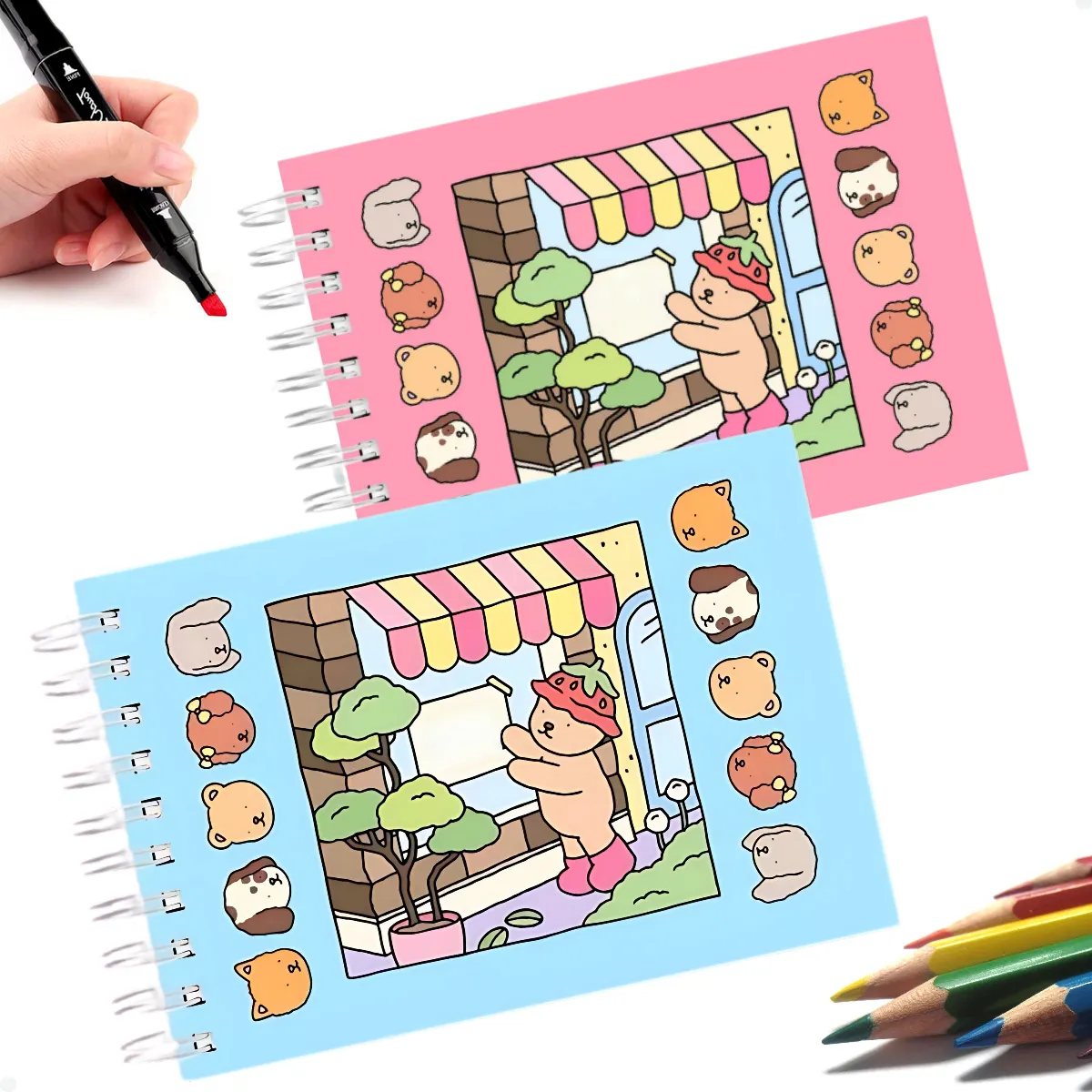 Livro de Colorir Bobbie Goods Original Capa Dura - 50 Páginas de Pura Fofura 3