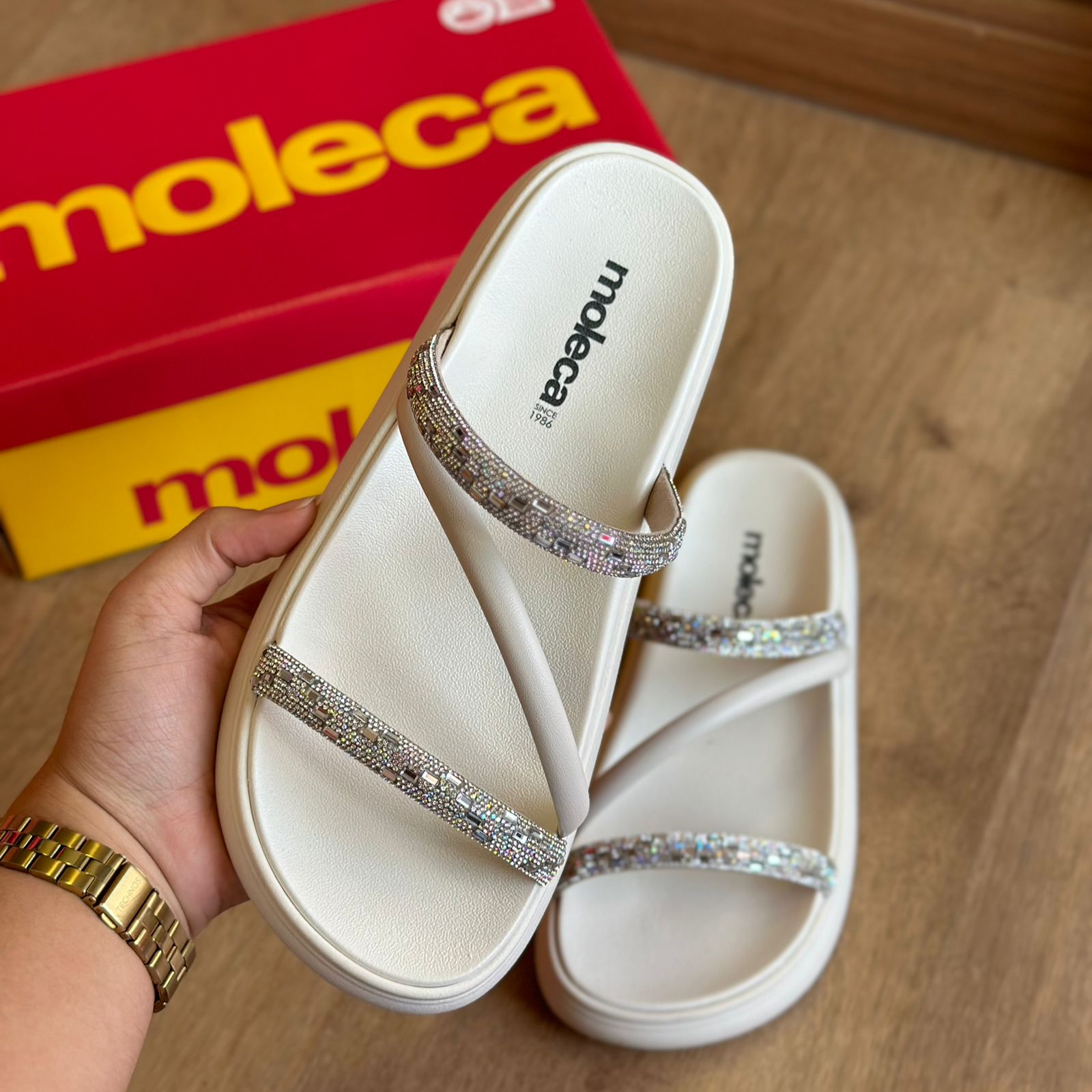 Papete Tira Strass Moleca 1