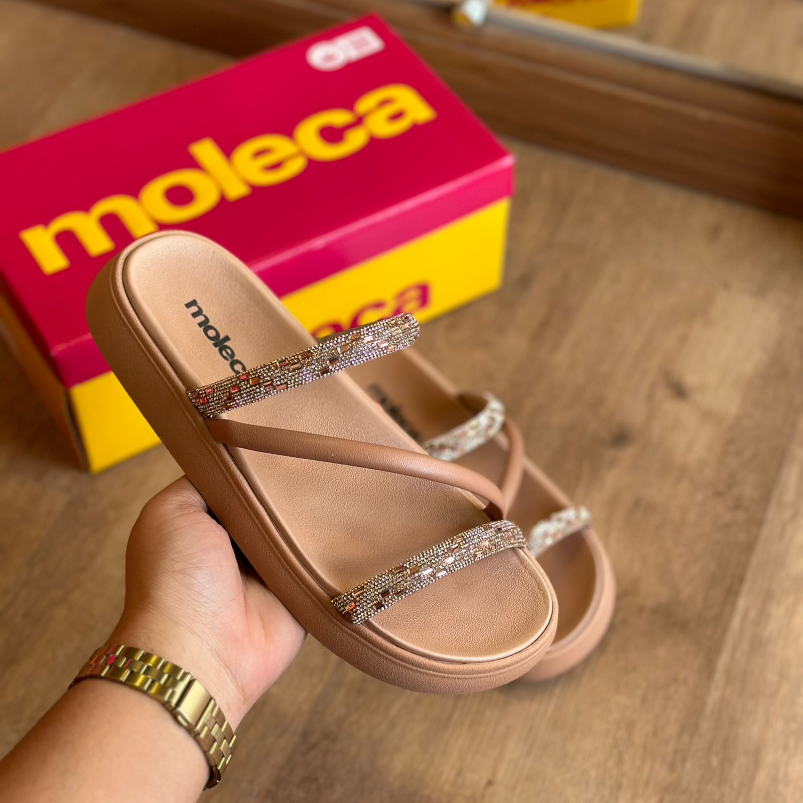 Papete Tira Strass Moleca 5