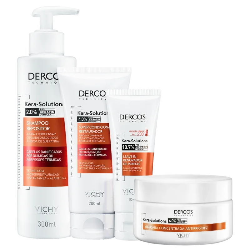 Kit Vichy Dercos Kera-Solutions Complete (4 Produtos) 1