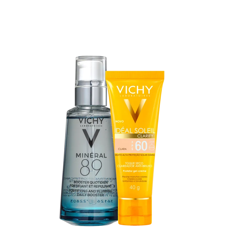Kit Minéral 89 + Idéal Soleil Clarify FPS 60 Clara (2 Produtos) 1
