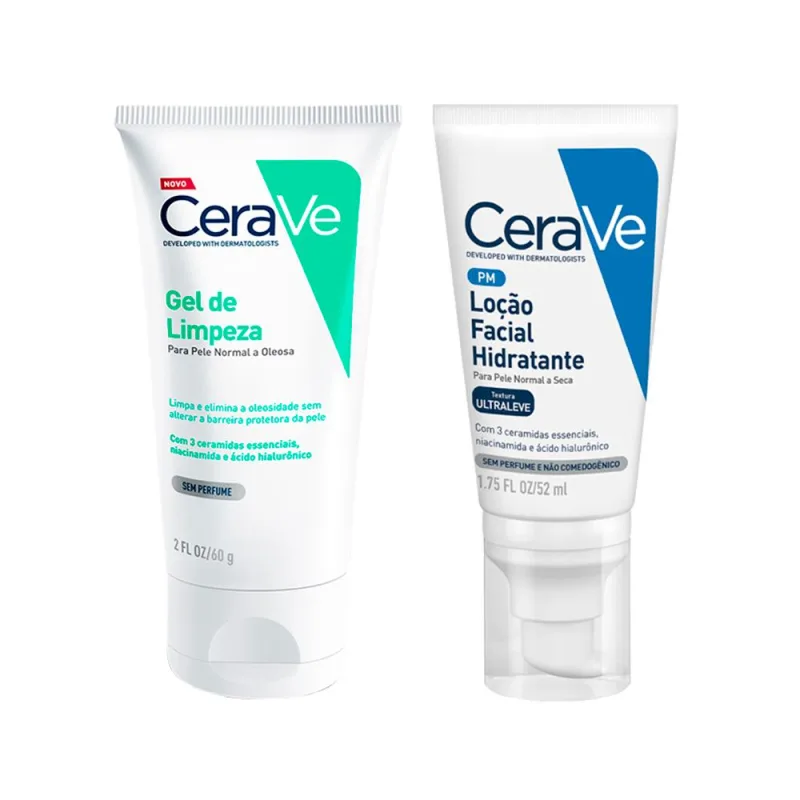 Kit Facial - Loção Hidratante 52ml + Gel De Limpeza 60g 1