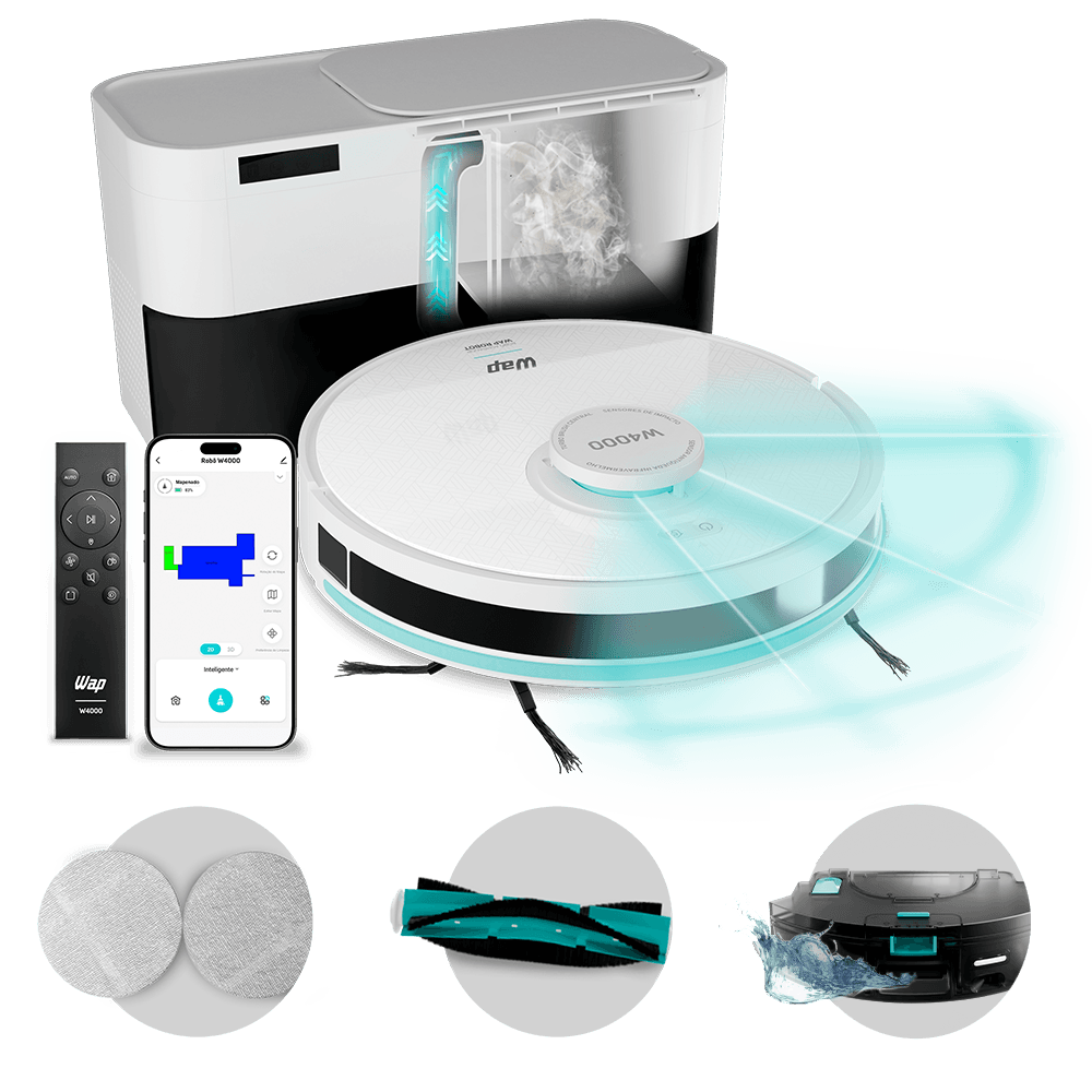 Robô Aspirador Wap Robot W4000  1
