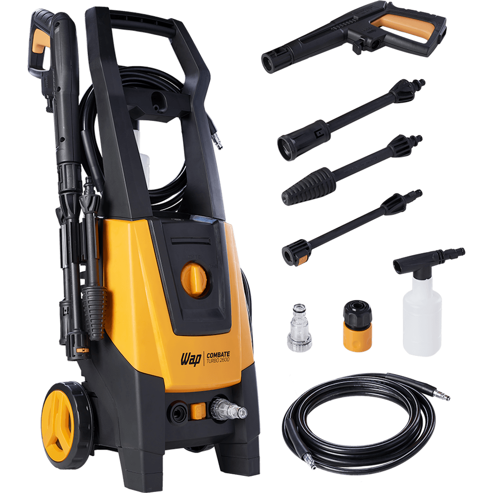 Lavadora de Alta Pressão 1700W 2100PSI WAP Combate Turbo 2600  2