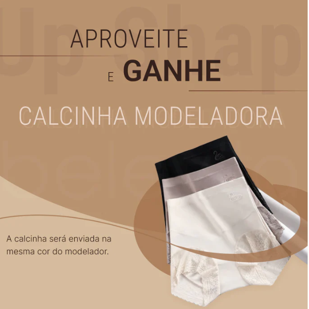 Cinta Modeladora 33 Barbatanas de Aço + Brinde Exclusivo: 3 Calcinhas Modeladoras 7