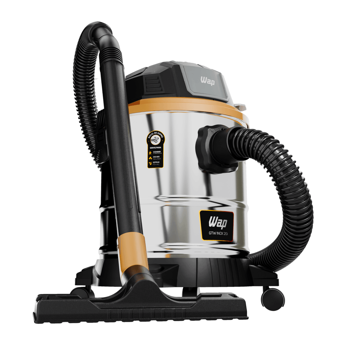 Aspirador de Pó e Água 1900W WAP GTW Inox 20i 1