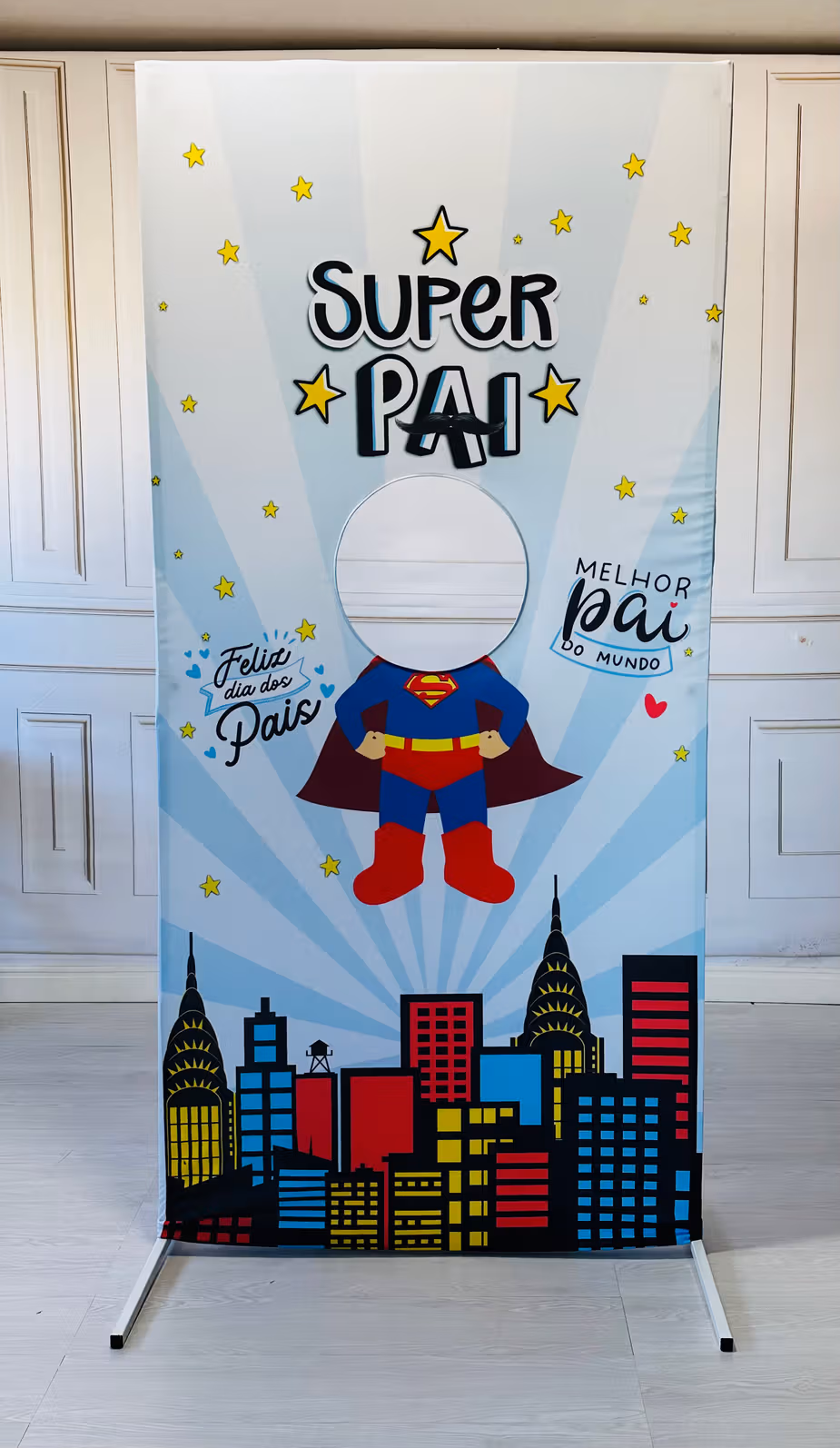 Estrutura mais painel Retangular Interativo Vazado – Dia dos Pais |  6