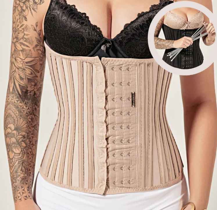 Cinta Modeladora 33 Barbatanas de Aço + Brinde Exclusivo: 3 Calcinhas Modeladoras 1