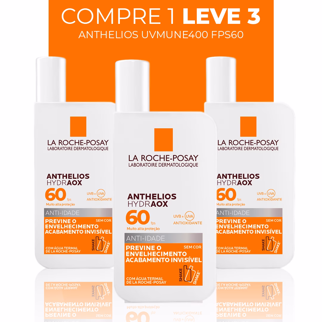 COMPRE 1 LEVE 3 – Anthelios Hydraox FPS60 – Protetor Solar 50ml 1