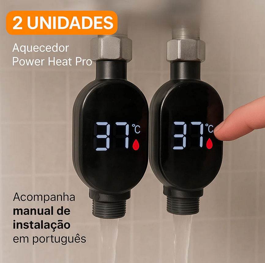 Aquecedor de Torneira Potente e Econômico - Lançamento 2025 2