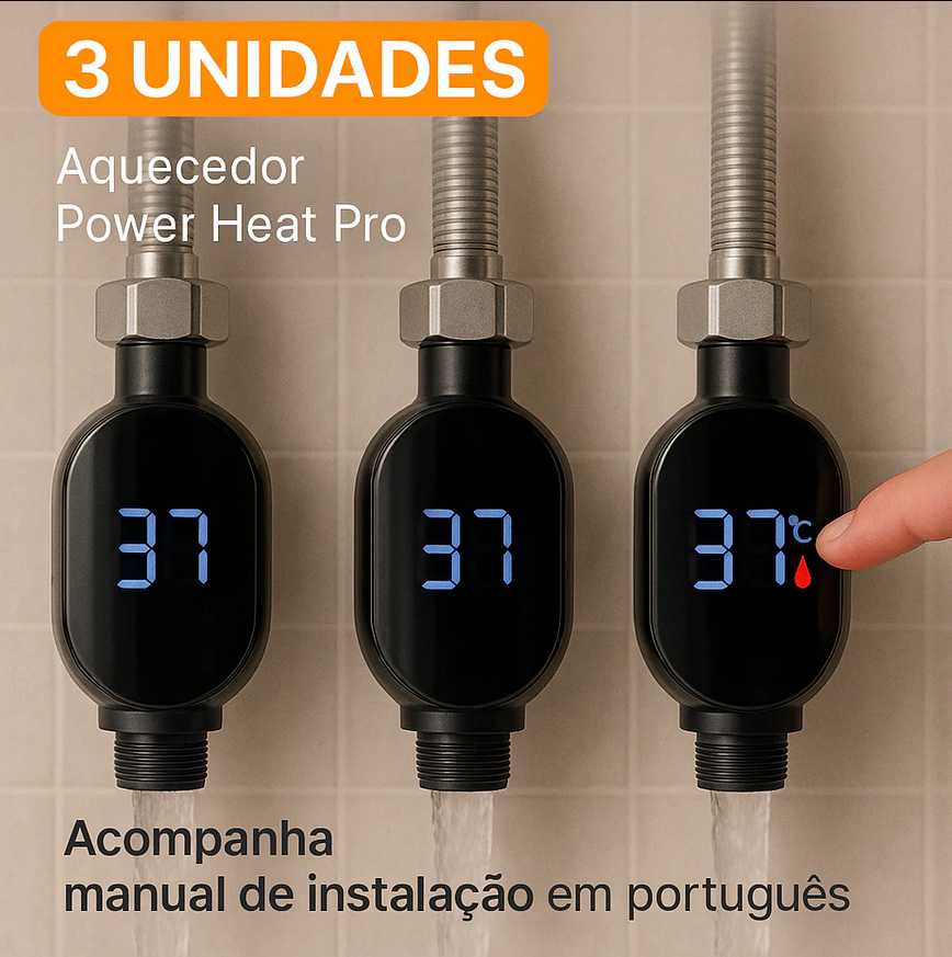 Aquecedor de Torneira Potente e Econômico - Lançamento 2025 3