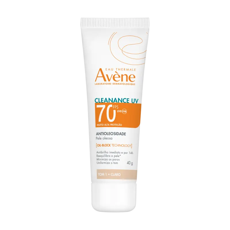 Proteção solar – Pele sensível Cleanance UV FPS 70 Tom 1 – Claro 1