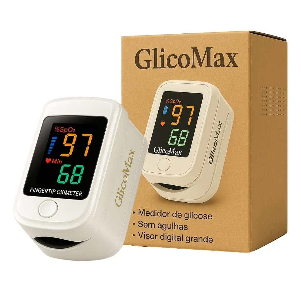 GLICOMAX - MONITORAR SUA SAÚDE COM PRECISÃO E SEM DOR EM APENAS 5 SEGUNDOS! 1