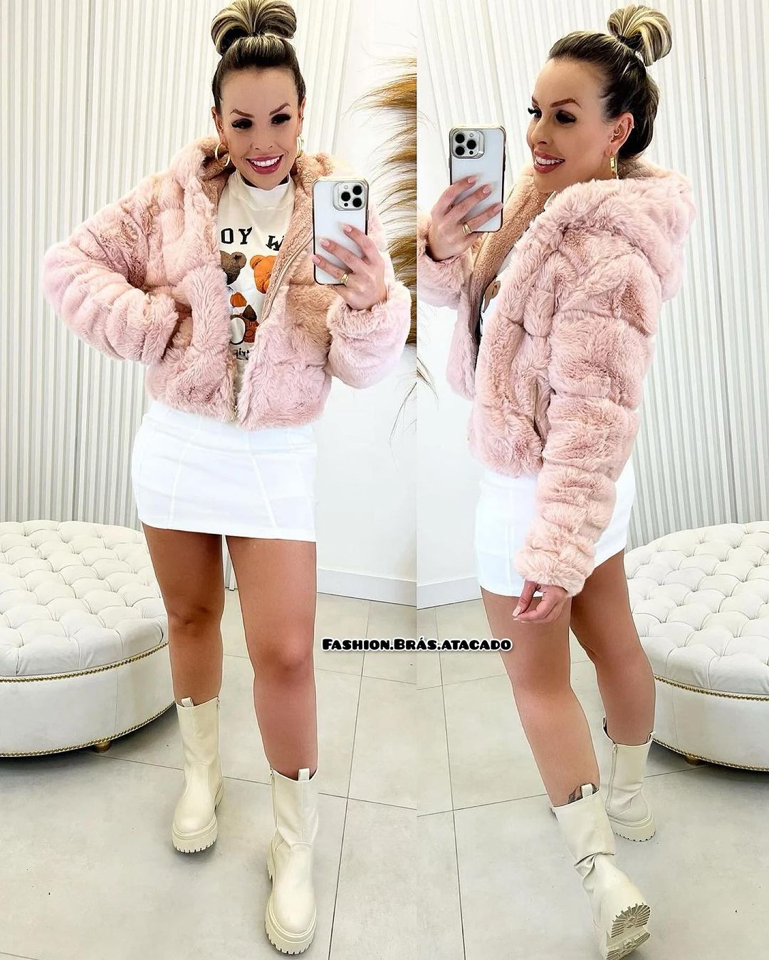 JAQUETA PUFFER PELUCIADA 3