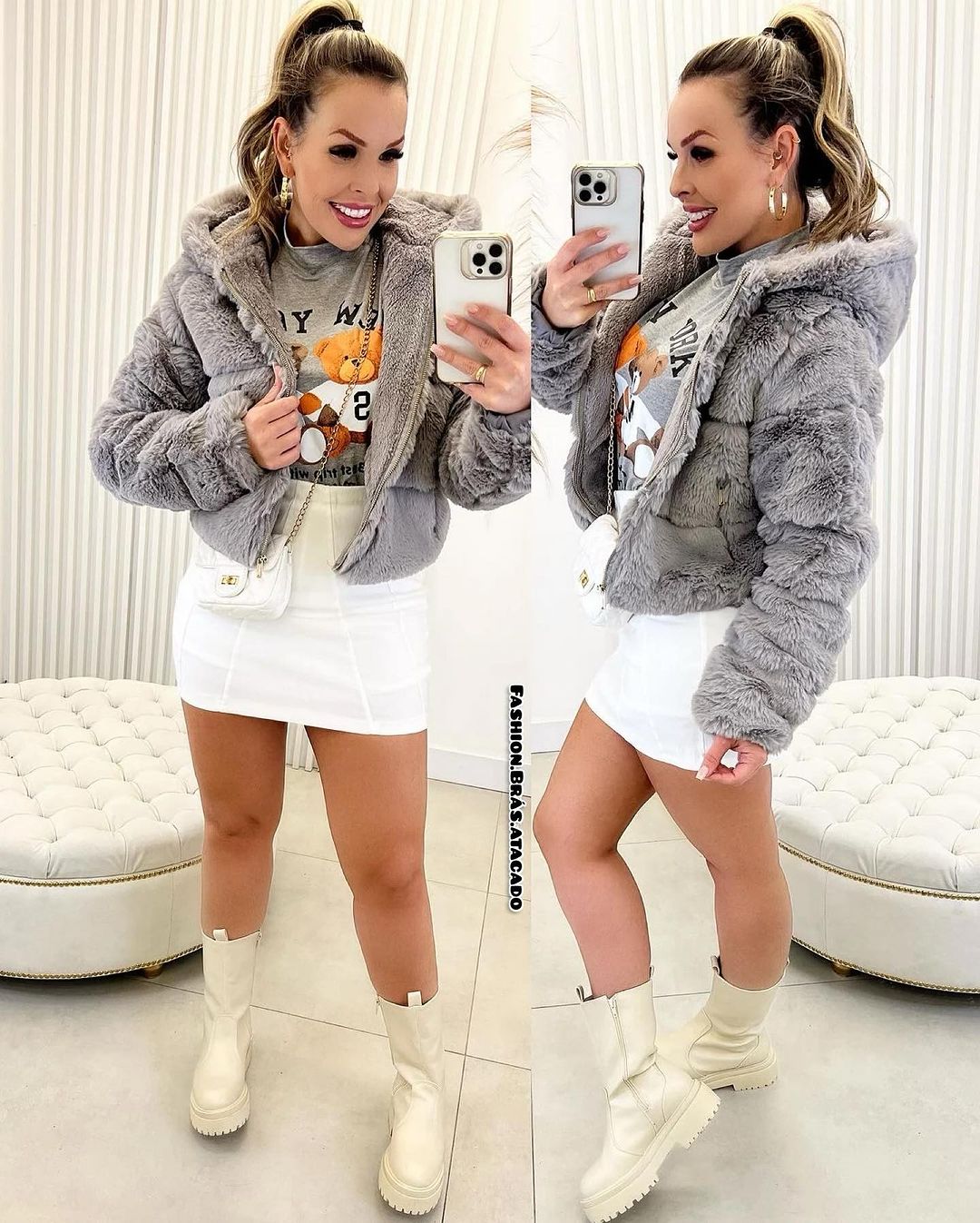 JAQUETA PUFFER PELUCIADA 4
