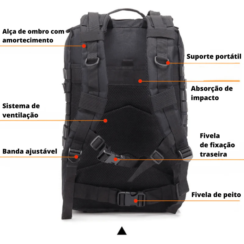 Bolsa Tática – Mochila Tática Militar 40L ( FRETE GRÁTIS ) 3