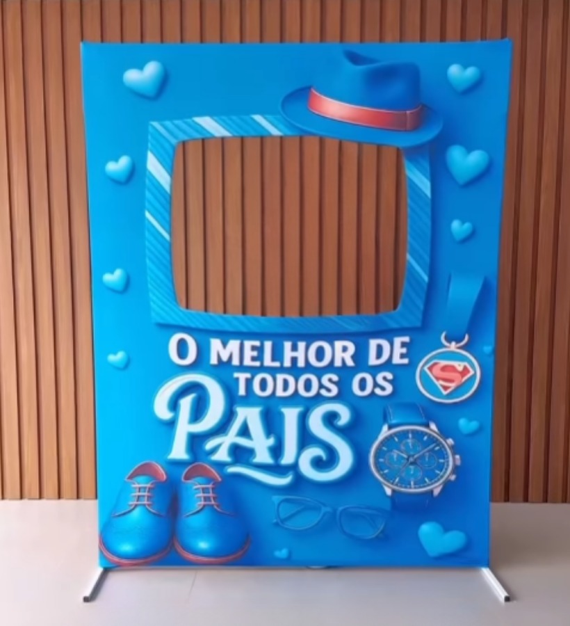 Estrutura mais painel Retangular Interativo Vazado – Dia dos Pais |  5