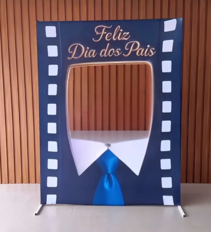 Estrutura mais painel Retangular Interativo Vazado – Dia dos Pais |  10