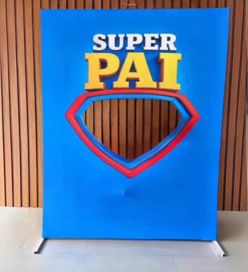Estrutura mais painel Retangular Interativo Vazado – Dia dos Pais |  11