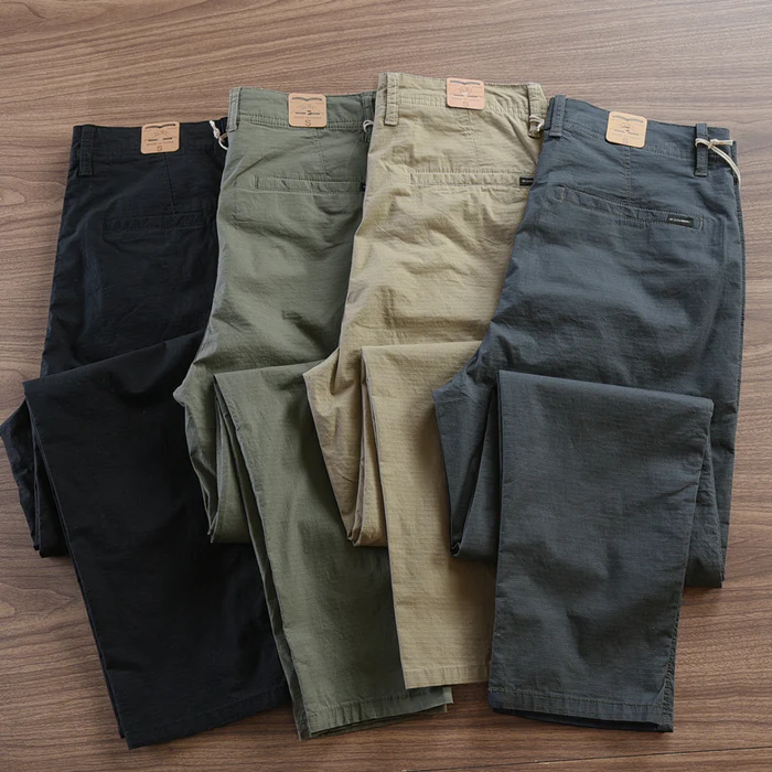 Calça Reta Masculina em Sarja - Kit 4 Unidades 1