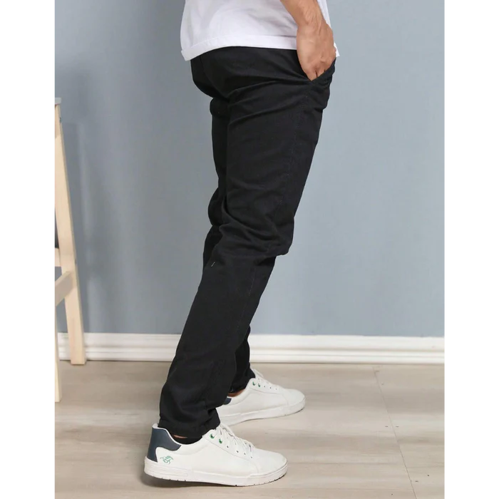 Calça Reta Masculina em Sarja - Kit 4 Unidades 4