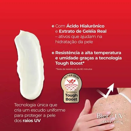 Protetor Solar Bioré - UV Athlizm Essence FPS 50 70g 4
