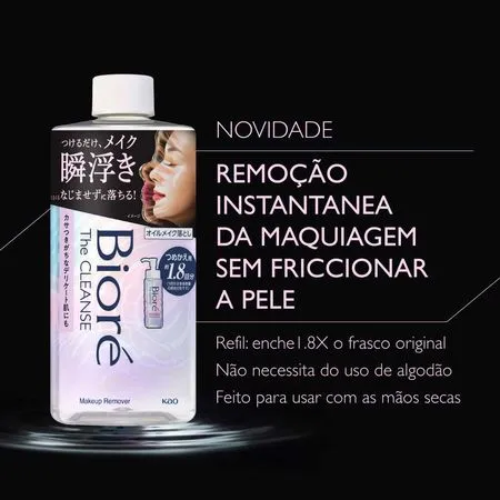 Refil The Cleanse Bioré - Demaquilante Facial 280ml 2