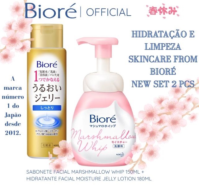 Limited Set 2pcs Hidratação e Limpeza Skincare Bioré Promotional 1