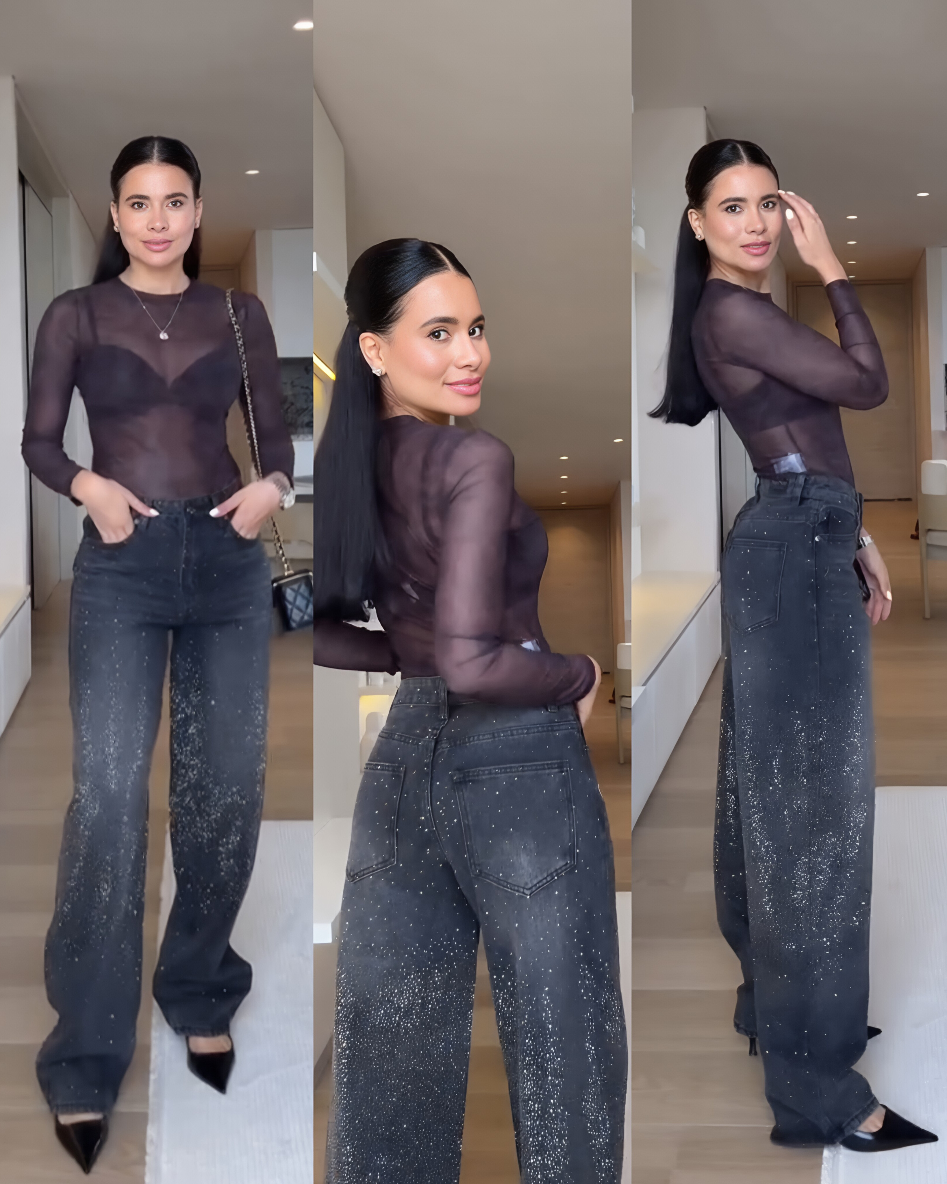 Calça Wide Leg Glitter Dream✨ 3