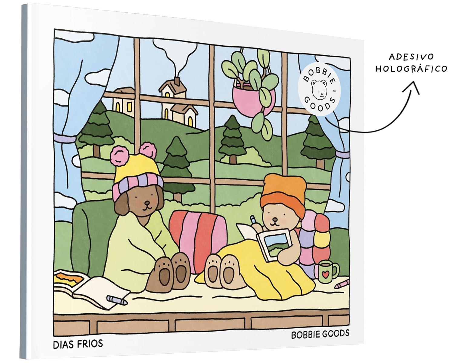 Dias frios (Fall-Winter) – Livro de colorir oficial Bobbie Goods 3