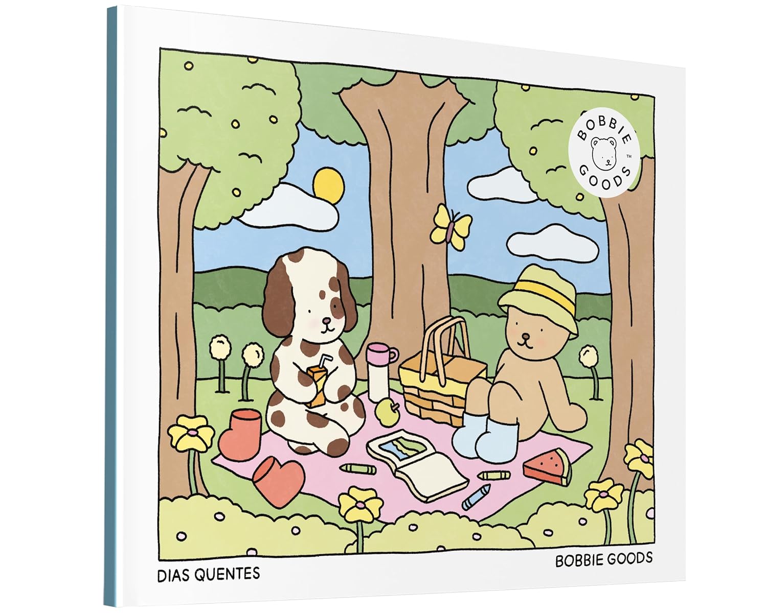 Dias quentes (Spring Summer) – Livro de colorir oficial Bobbie Goods 1