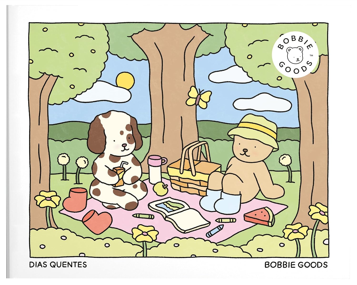 Dias quentes (Spring Summer) – Livro de colorir oficial Bobbie Goods 2