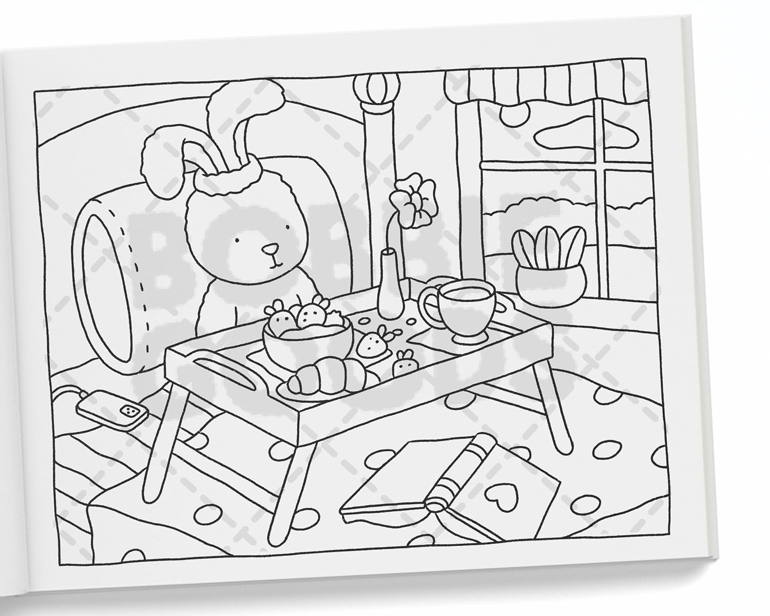 Dias quentes (Spring Summer) – Livro de colorir oficial Bobbie Goods 4