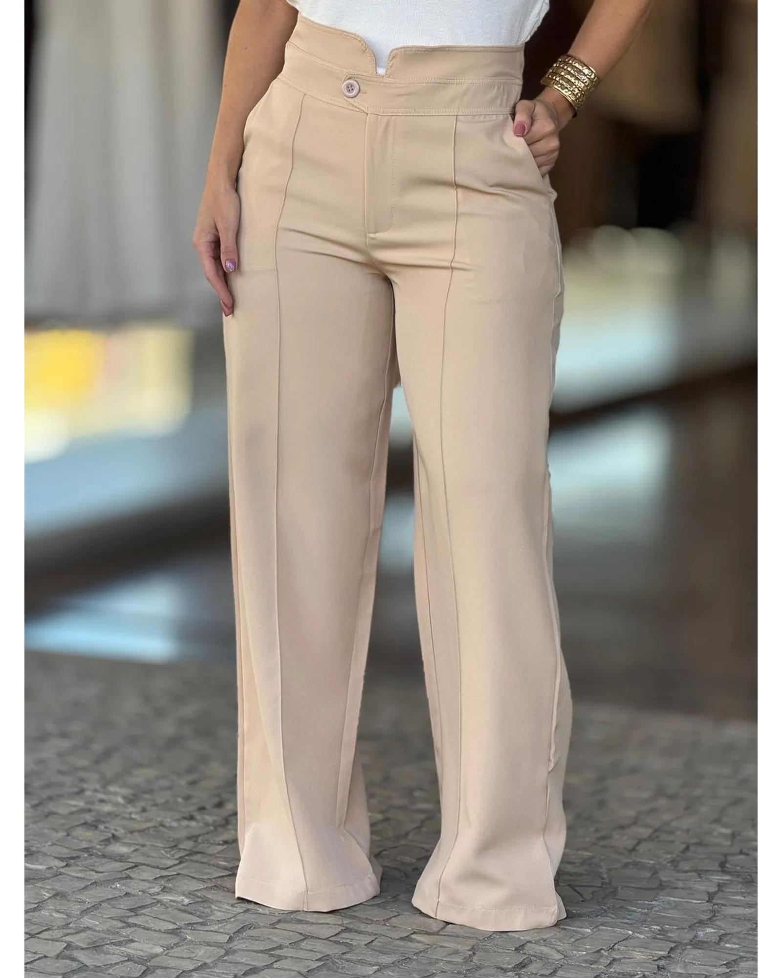 Calça Alfaiataria Pantalona  2